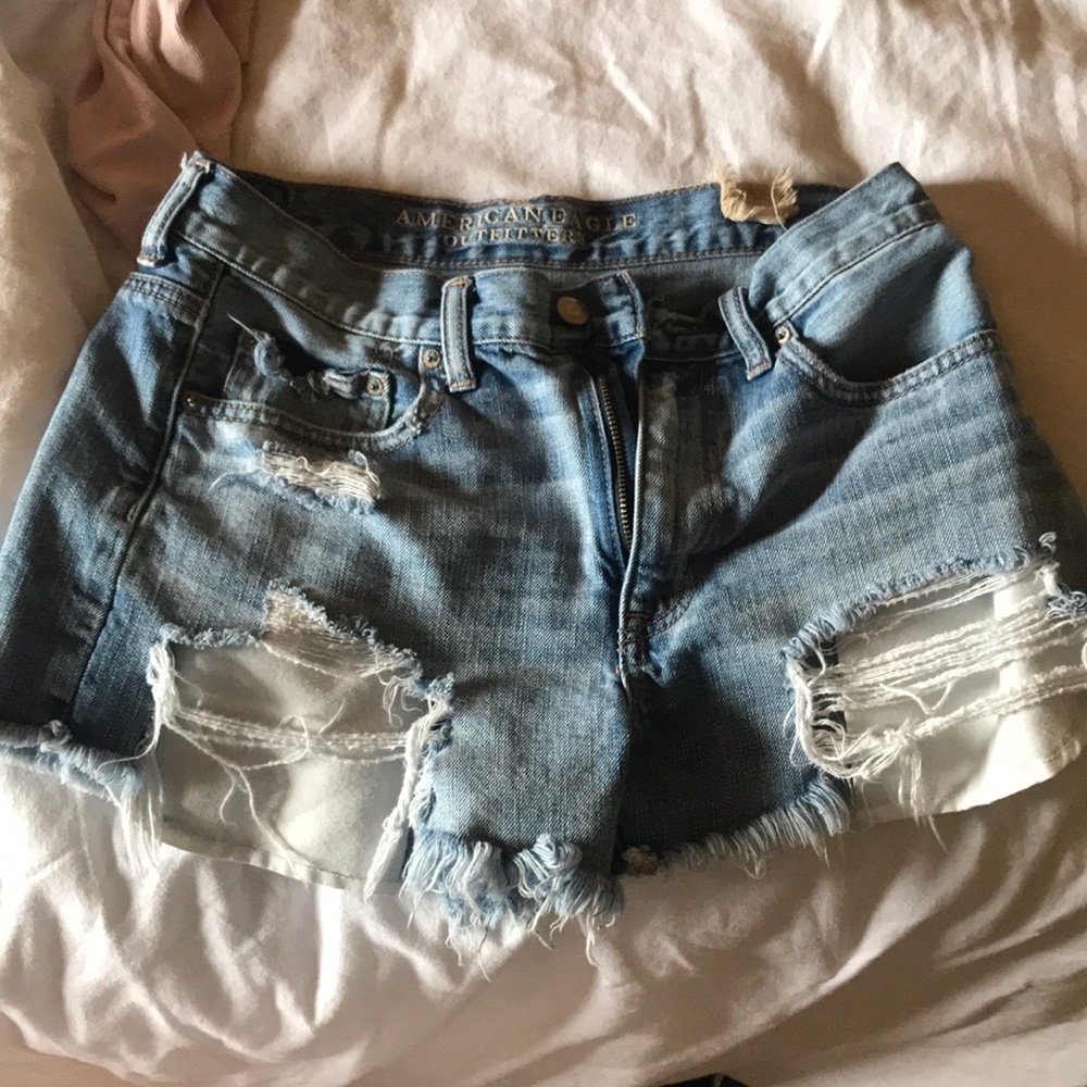 American eagle high rise shorts